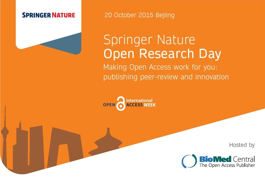 Springer Nature Open Research Day - hosted by BioMed Central